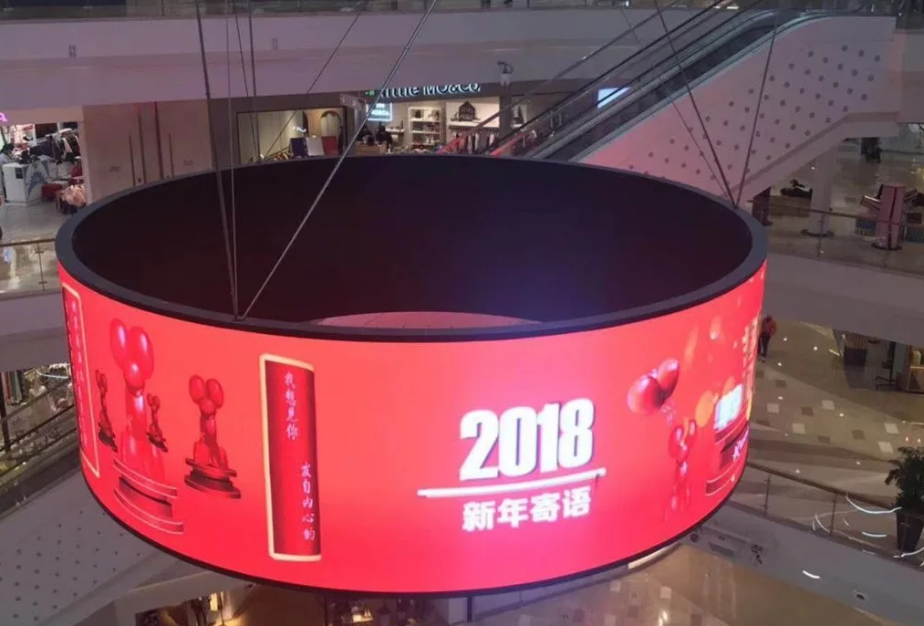 XINTAI LED flexible circle column led screen XINTAI LED flexible circle column led screen